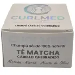 CurlMed Acondicionador Sólido Regenerador Puntas y Raíz Té Matcha 80g - 2